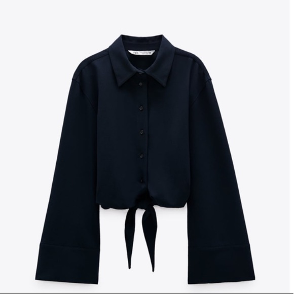 𝗡𝗪𝗧 𝗭𝗮𝗿𝗮 • T-shirt with Knot - Picture 3 of 13